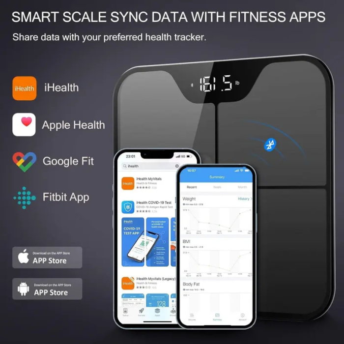 ihealth HS2S Nexus Pro okos testanalizáló digitális személymérleg - Image 6