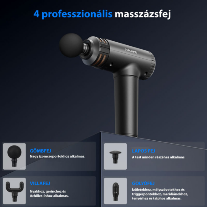 Naipo K5 masszázspisztoly - Image 3