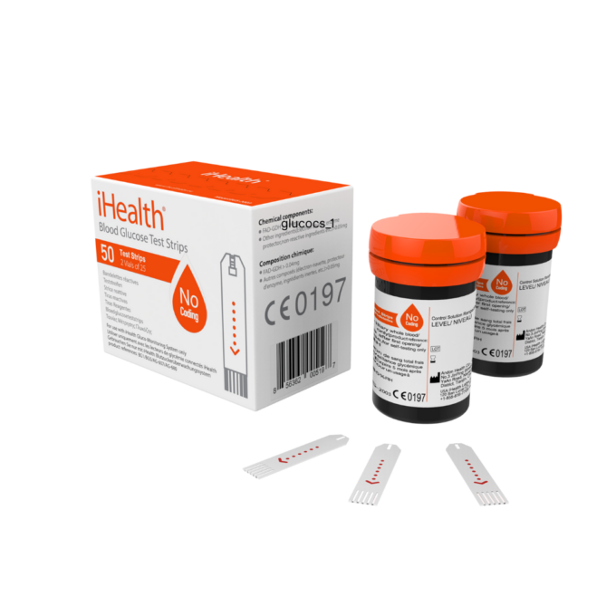 50 tesztcsík iHealth okos vércukorszint mérőhöz